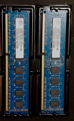 Nanya 2 x 4GB DDR3 Desktop Memory NT4GC64B8HG0NF-DI         KIT OF 2 (8GB TOTAL) - Image 1 of 3