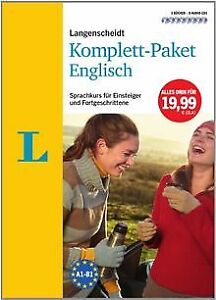 Langenscheidt Komplett-Paket Englisch - 3 Bücher mit 8 C... | Buch | Zustand gut