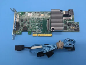 LSI MegaRAID SAS 9361-4i PCIe 12Gbs SAS/SATA RAID Controller with cables Low Pro - Picture 1 of 3
