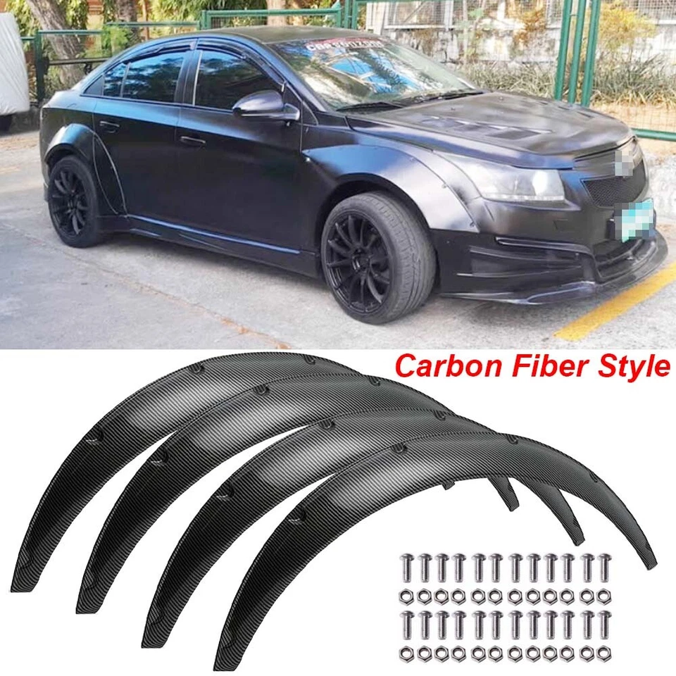 Kit de capas de arcos de roda 4,5" 890MM alargadores de para-lama corpo largo para Chevrolet Cruze - Imagem 1 de 4