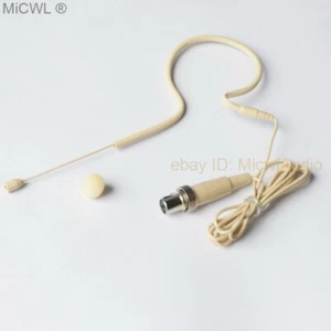 Pro Earset Headset Mic Microphone For MiPro Wireless - Beige - Picture 1 of 5