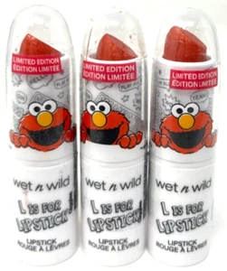 (3) Wet N Wild x Sesame Street L Is For Lipstick Sealed 1115668 - Giggles - Picture 1 of 3