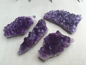 1 Amethyst Geode Crystal Quartz Amethyst Druze Cluster Gemstone Specimen Uruguay - Picture 1 of 8