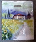 Tragetasche aus Kunststoff mit schönem Toscana Motiv