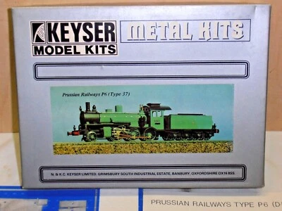 NEW RARE KEYSER MODEL KITS METAL H0"LOCOMOTIVA PRUSSIAN P6 RAILWAYS" BOX ORIGIN  Foto 1 de 4
