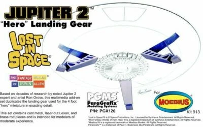迷失太空 - Jupiter 2 英雄着陆装备 1: 35 比例 - PGX120 - J2 ParaGrafix — 第 1/4 张图片