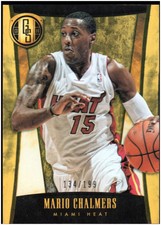 2013-14 Panini Gold Standard Miami Heat Basketball Card #280 Mario Chalmers /199