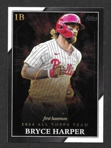 2025 Topps '24 All-Topps Team #ATT5 Bryce Harper Philadelphia Phillies - Foto 1 di 1