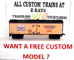 HO SCALE CUSTOM LETTERED LOUISIANA HOT SAUCE REEFER 🌮🌮🌮🌮 - Picture 1 of 9