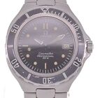 Omega Seamaster Professional Ref.396.1052 Date Black Slv Ss Quartz Mens Watch