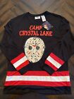 Friday the 13th Camp Crystal Lake Jason Voorhees Mesh Hockey Jersey Men's Size M