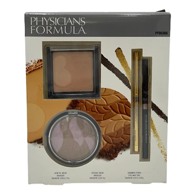 Physicians Formula 4 Piece Bronzer & Shimmer Strips Eyeliner Gift Set Smoky Nude - Image 1 of 4