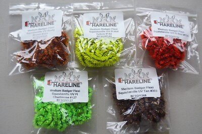 Hareline Medium Badger Flexi Squishenille