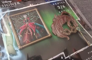 Lady Tremaine Midnight Masquerade Designer Collection Disney Pin Set 2/6 New - Picture 1 of 7