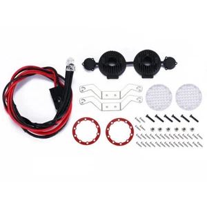 GPM R/C Scale Accessories Bumper Spotlight Red : SCX10 II / III / TRX-4 / 6 - Picture 1 of 4