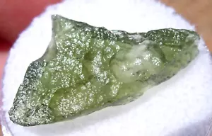 4.85 carats 25mm MOLDAVITE from Czech Republic from a Meteorite impact with COA - Picture 1 of 1