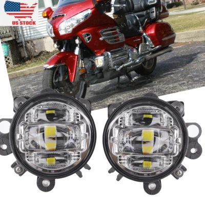 Aluminum Alloy LED Driving fog lights For Honda GL1800 1800 Goldwing 2001-2010 - Image 1 of 4