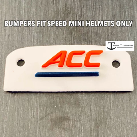 Virginia Cavaliers Syracuse Orangemen Riddell Speed Mini Helmet 3D Front Bumper Cover
