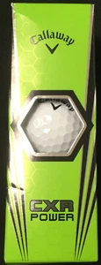 NUEVO - Pelotas de Golf Callaway CXR POWER - 3 Pelotas en Total - ¡NUEVO NUNCA USADO! - Imagen 1 de 6
