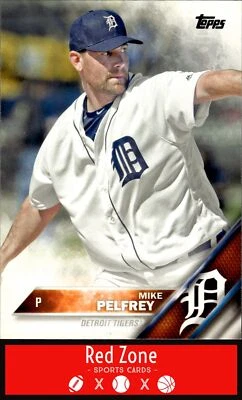 2016 Topps - #642 Mike Pelfrey NM Set Break. - Image 1 of 2