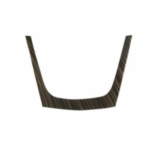 For Cadillac XT6 2020-2024 Black Wood Grain Central Console U Type Cover Trim 1x - Imagen 1 de 4