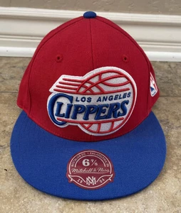 Los Angeles Clippers Adjustable Hat Mitchell & Ness Basketball - Picture 1 of 9