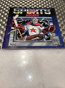 TV Sports Hockey manual  Only Turbo Grafx 16 - Picture 1 of 8