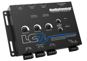 AudioControl LC7i Black 6-Channel Line Output Converter with Bass Restoration