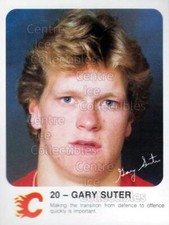 1985-86 Calgary Flames Red Rooster #28 Gary Suter