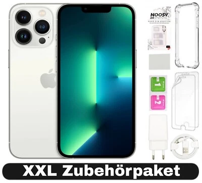 Apple iPhone 13 Pro Max - 128 GB - Silber Silver - XXL Set -  Zustand: WIE NEU - Bild 1 von 4