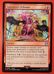 MTG, MAGIC: SORCERESS'S SCHEMES, FIN, UNCOMMON, 0159 - NM - REGULAR FINISH - Picture 1 of 2