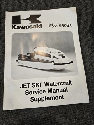 Kawasaki 99924-1148-51 550SX 1991 original moto acuática manual de servicio Foto 1 de 4