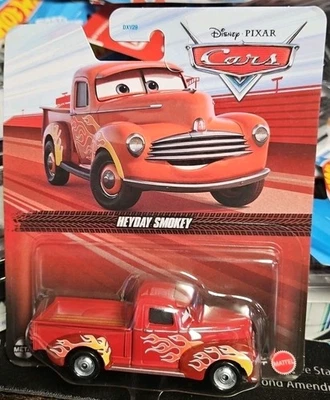 Camioneta pickup Disney Pixar Cars Heyday Smokey 2026 metal con llamas Foto 1 de 3