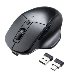 Quiet, Rechargeable Bluetooth Mouse with Multi-Pairing and Blue LED, 400-MAWBT17 - Picture 1 of 6