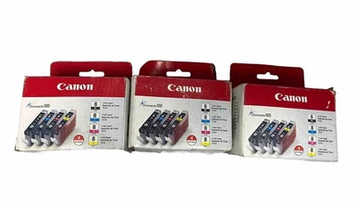3 Pk - Canon CLI-8 Ink 4 Tank Cartridges PIXMA Pro9000 Mark II MP600 - New OpenB - Image 1 of 4