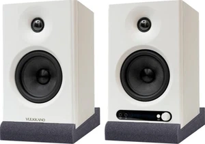 Vulkkano Pro4 Studiomonitore aktiv Bluetooth 80W weiß ISO Dämmkeile Set - Bild 1 von 8