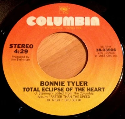 Bonnie Tyler 45 Total Eclipse Of The Heart/Straight From the Heart   mislabeled Foto 1 de 2
