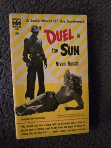 Duel In The Sun by Niven Busch, 1957 Eagle PB, VG+, Nice Cvr W/ J. Jones & Peck - Picture 1 of 2