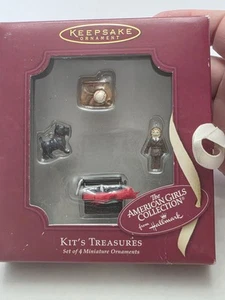 Hallmark Ornament Kit's Treasures Set of 4 Miniature American Girl Doll - Picture 1 of 6