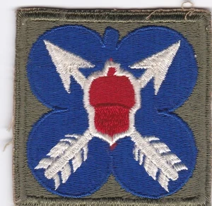 WW2 US Army 21st Corps Uniform Shoulder Patch,No Glow - Picture 1 of 2