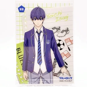 Blue Lock Yoichi Isagi Clear Card Collection #33 Anime Manga Game Japón Limited - Imagen 1 de 10