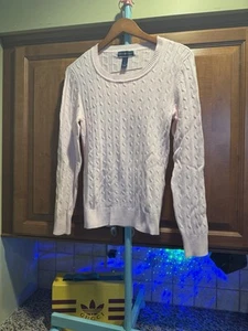 Karen Scott - Womens - Cable-knit Sweater - Pink - Medium 📸👀 - Picture 1 of 6