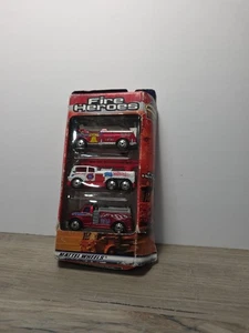 RARE 2002 MATCHBOX HERO CITY - FIRE HEROES 3-Pack NEW - Picture 1 of 3