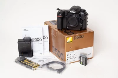Pristine Nikon USA D500 only 13,600 shots, nikon box & accessories tested D 500 - Image 1 of 4