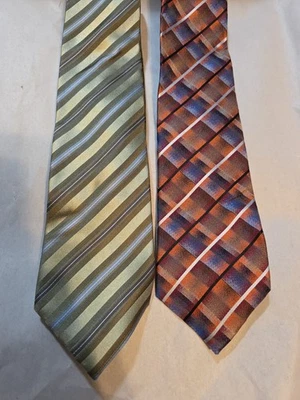 Мужской галстук Concepts от Claiborne 100% шелк лот из 2 - Изображение 1 из 4