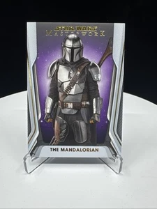 2021 TOPPS STAR WARS MASTERWORK #70 THE MANDALORIAN #28/50 PURPLE - Picture 1 of 2