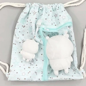 Large Capacity School Bag Stars Traveling Storage Bag Drawstring Backpack - Picture 1 of 9