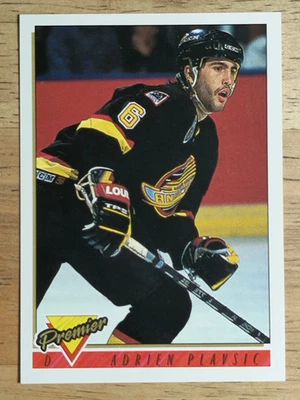 1993-94 Topps Premier #201 Adrien Plavsic - Image 1 of 2