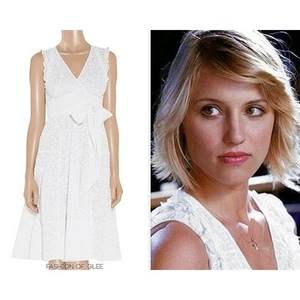 Vestido Marc By Marc Jacobs Mujer 8 Wicken Blanco Amalie Volantes Floral Quinn Fabray - Imagen 1 de 18