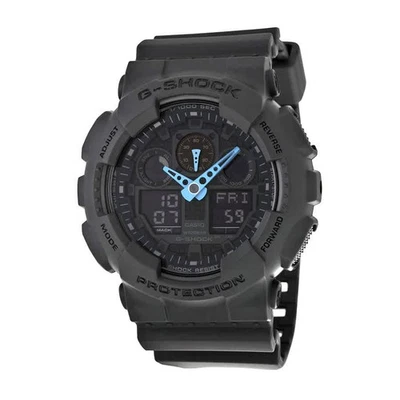 Reloj para hombre Casio G Shock gris esfera digital resina GA100C-8ACR Foto 1 de 3